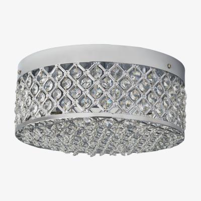 The Range Elements Crystal Flush Fitting - Chrome