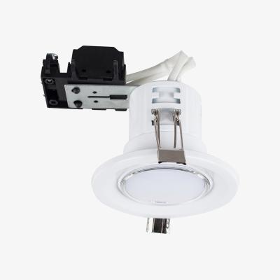 The Range 20 Pack Fire Rated Gloss White Recessed GU10 Ceiling Spotlights Downlights - White