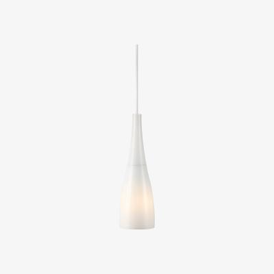 The Range Embla Slim Pendant Ceiling Light White, E27 - White