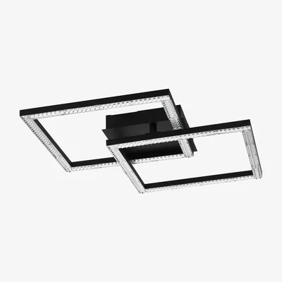 The Range EGLO Lejias LED Black Transp Ceiling Light - Black