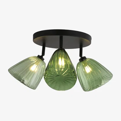 The Range Archie Ceiling Fitting - Green