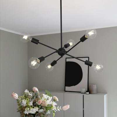 The Range 6-Light Sputnik Pendant  - Black