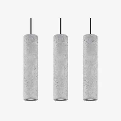 The Range Pendant lamp LUVO 3L - gray