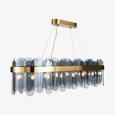 The Range Visconte Avellino 16 Light Ceiling Pendant - Brass