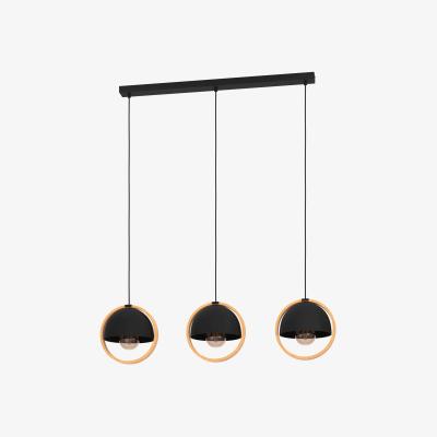The Range EGLO CALLOW Black 3 light Pendant - Black