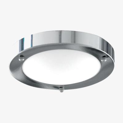 The Range Fairfield Chrome and Acid Glass Ceiling Flush - Chrome
