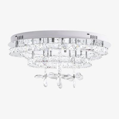 The Range 32W LED Crystal Ceiling Light with Remote Control - Chrome Colour