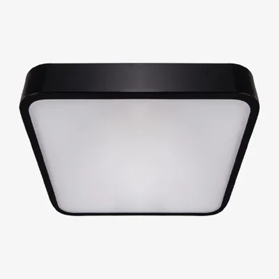 The Range CGC LUNA Black Square Ceiling Wall Light Surface Mount 16W - Black