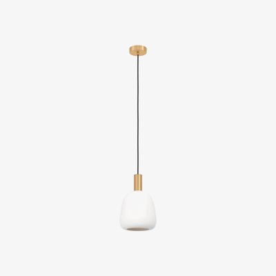 The Range Eglo MANZANARES White and Gold Pendant Light - Gold