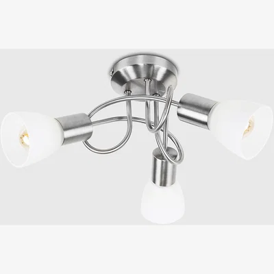 The Range Kololi 3 Way Silver Ceiling Bar Light - Silver