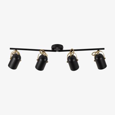 The Range Lotus Spotlight Bar Black, Brass, E14 - Black / 1.22kg