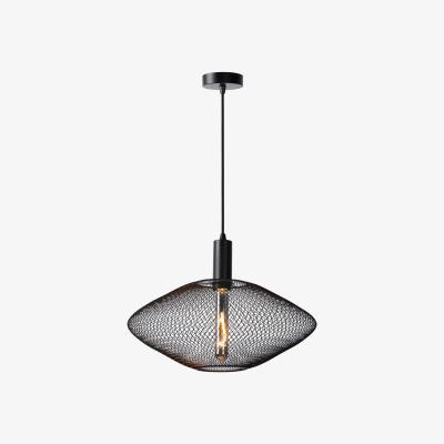The Range Mesh Modern Pendant Light Black - Black