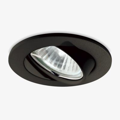 The Range Swing Indoor Recessed Downlight Lamp 1 Light - Black
