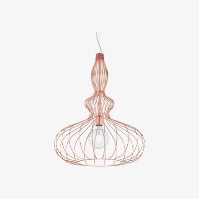 The Range Clarissa 1 Light Ceiling Pendant Copper, E27 - Copper