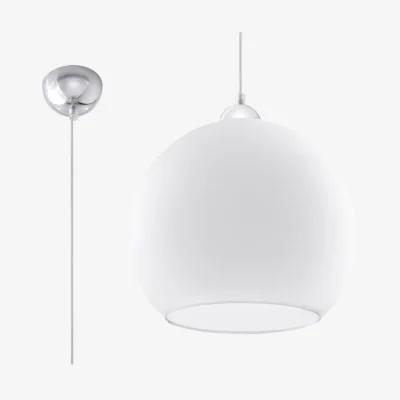 The Range Pendant lamp BALL white - white