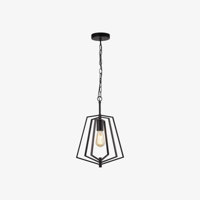 The Range Boda Matt Black Pendant - Black