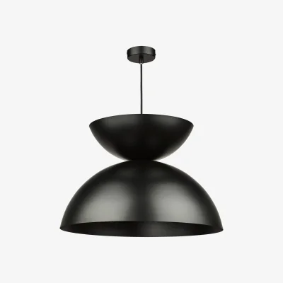 The Range Riya Large Dome Pendant Matt Black