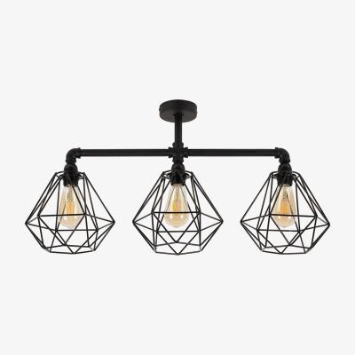 The Range Luiggi Diablo Black Ceiling Bar Light - Black