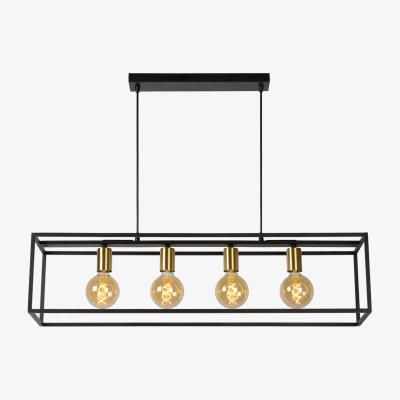 The Range Ruben Modern Bar Pendant Light Black - Black