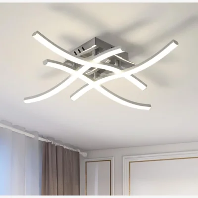 The Range Ceiling Light Waving Silver - Silver