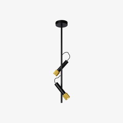 The Range Duele Modern Flush Ceiling Light Black - Black