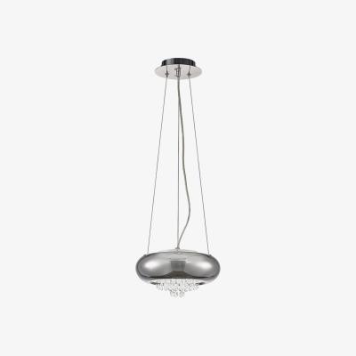The Range Phyllis Small Ceiling Pendant 2 Light G9 Polished Chrome, Crystal - Polished Chrome