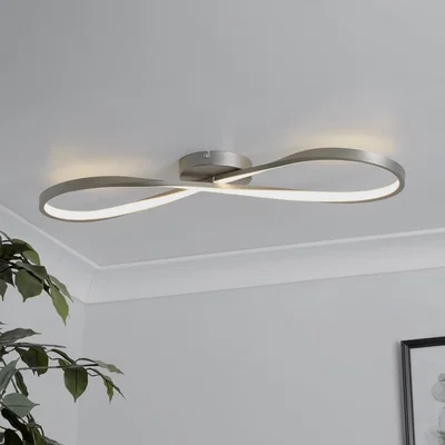 The Range Austin Led Flush Ceiling Light - Silver