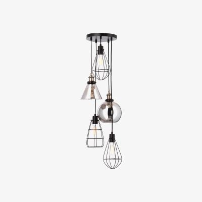 The Range Drax Cage Cluster Pendant - Bronze