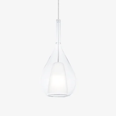 The Range Kalique Pendant Light Glass - Glass