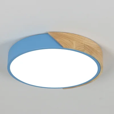 The Range GOECO LED Ceiling Light Round, 24W, 6500K, 30cm, Round, Modern, Blue - Blue