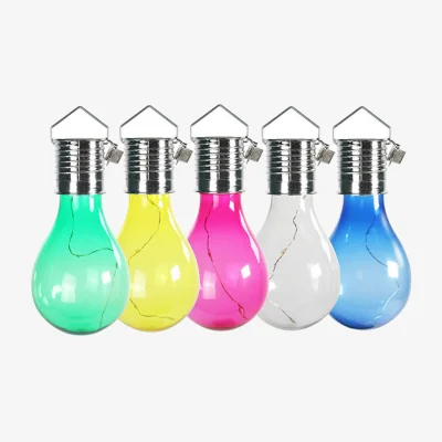 The Range Outdoor Waterproof LED Solar Hanging Bulb Set