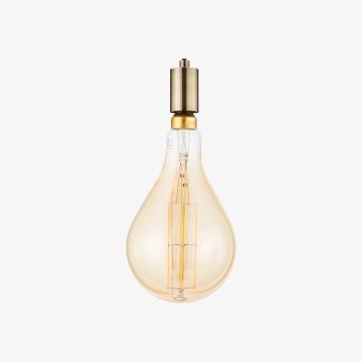 The Range Anton Ceiling Pendant with Oversized Bulb - Antique Black
