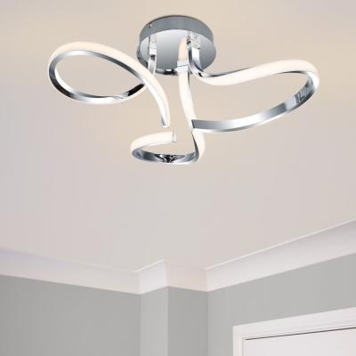 The Range COSYLYTE Moss 3 Light Integrated LED Ceiling Light - Chrome