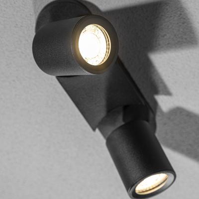 The Range CGC CARLA Double Black Modern Cylinder Spotlights - black
