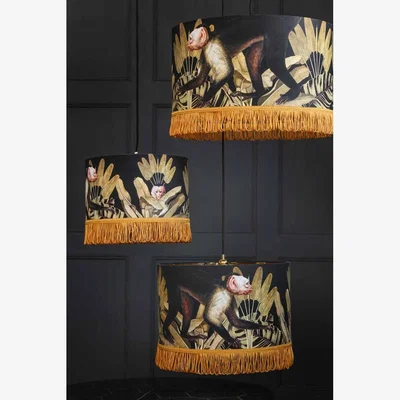 Rockett St George Mind The Gap Monkey Pendant Ceiling Light - 3 Sizes Available