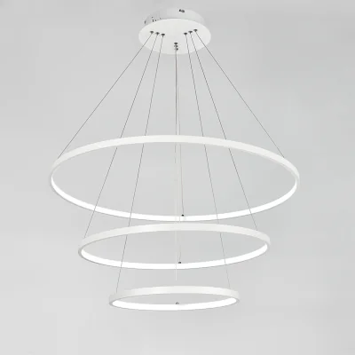The Range Stylish Tiered LED Ceiling Hanging Pendant Light - White