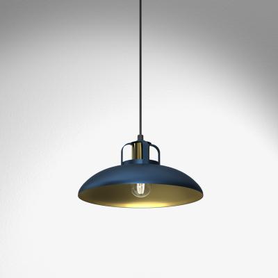 The Range Milagro Pendant Lamp Felix Blue 1xE27 - Garnet/Gold