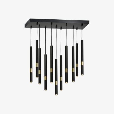 The Range Milagro Pendant Lamp Monza Black  Gold 11XG9 8W - Black / Gold