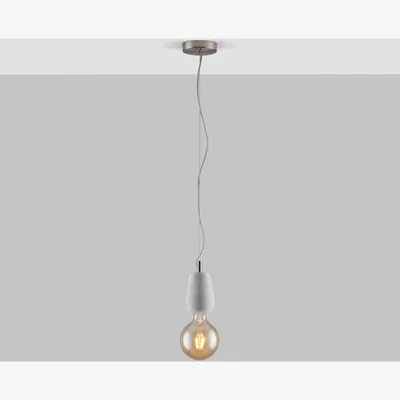 The Range Alice Grey Concrete Pendant Ceiling Light - Grey