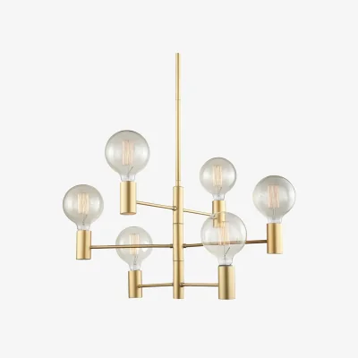 The Range Italux Lighting Modern Pendant Light Gold L - Gold