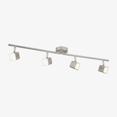 The Range Tromo Satin Silver 4Lt Split Bar Spotlight - Silver