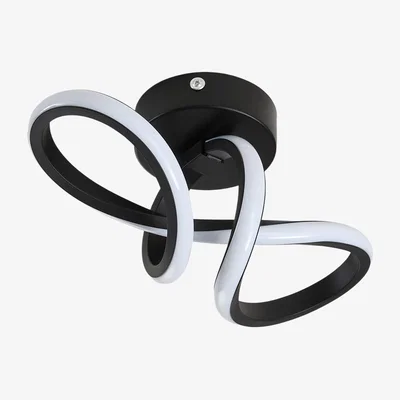 The Range Livingandhome Modern LED sailboat design Ceiling Light - Black