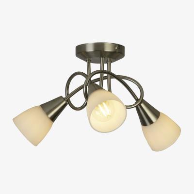 The Range Bradford Brushed Silver Ceiling Light - Silver