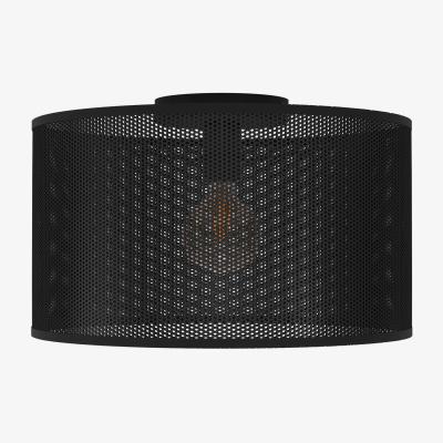 The Range Eglo MANBY Black Steel Ceiling Light - black / 28cm
