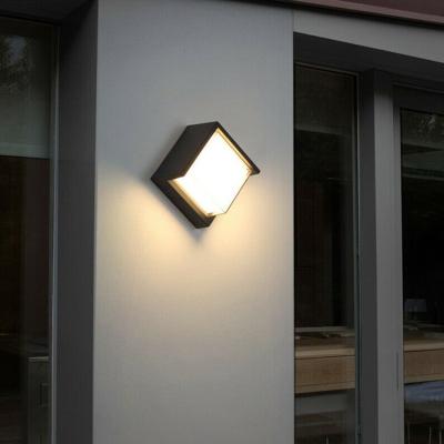 The Range CGC SOPHIA Square Black and White LED Wall Or Ceiling Light - Black