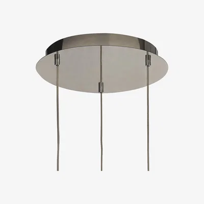 The Range Tamia Chrome LED 3Lt Multi-Drop Pendant  - Chrome