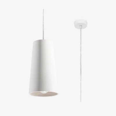 The Range Ceramic pendant lamp GULCAN - white