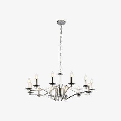 The Range 12 Light Pendant Chrome - Chrome