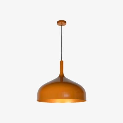 The Range Rozalla Retro Pendant Light Ocher Yellow - Brass