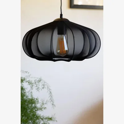 Rockett St George Black Mesh Pendant Light